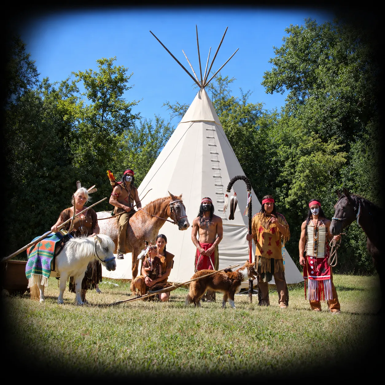 Accueil de scolaires chez indians vallée